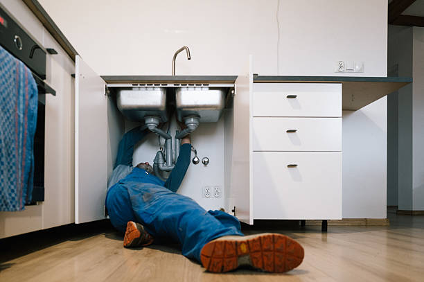 Professional Emergency Plumber technician working in Cameron, NY